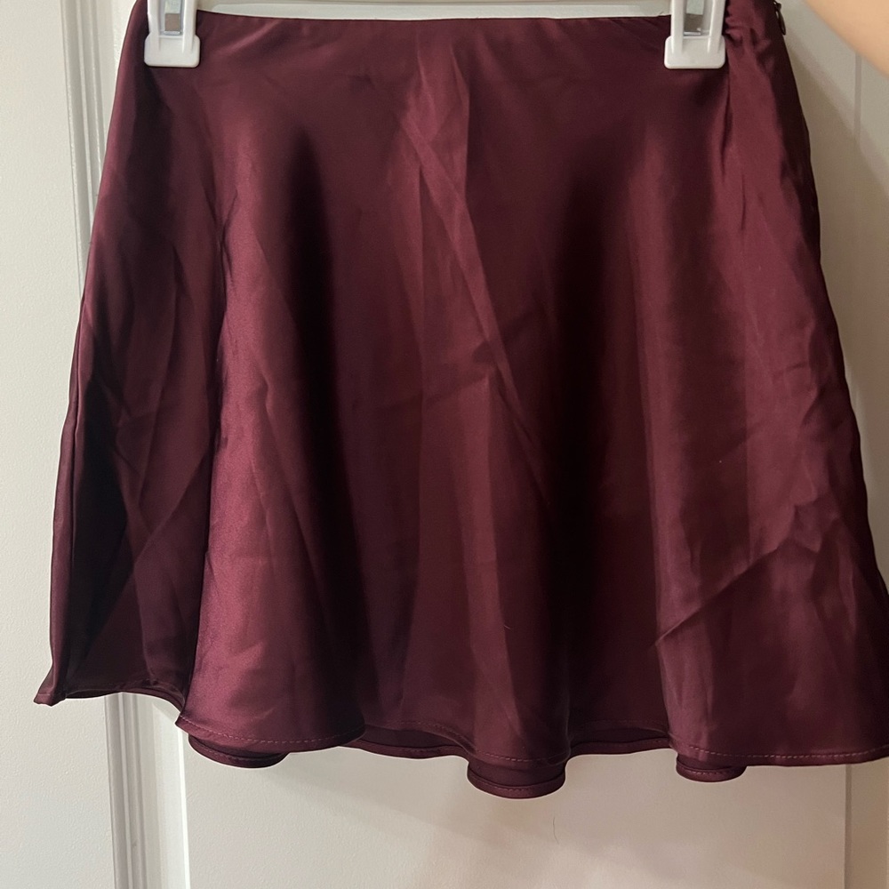 Forever 21 satin skirt